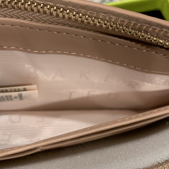 PR: Ted Baker London Taupe Leather Sunken Padlock Matinee Wallet Taupe - Picture 11 of 13